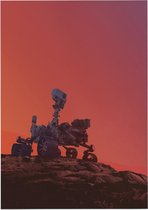 Perseverance Rover on Mars (B), NASA Science - Foto op Posterpapier - 42 x 59.4 cm (A2)