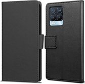Cazy Realme 8 / 8 Pro hoesje - Book Wallet Case - zwart