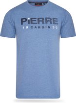 Pierre Cardin - Heren Tee SS 1950 Logo Shirt - Blauw - Maat L