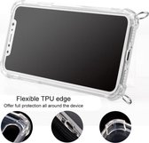 Apple iPhone 11 Pro Hoesje - Mobigear - Lanyard Serie - TPU Hoesje met koord - Transparant / Groen - Hoesje Geschikt Voor Apple iPhone 11 Pro