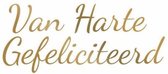 Couture Creations: Hotfoil Stamp Van Harte Gefeliciteerd (CO725553)