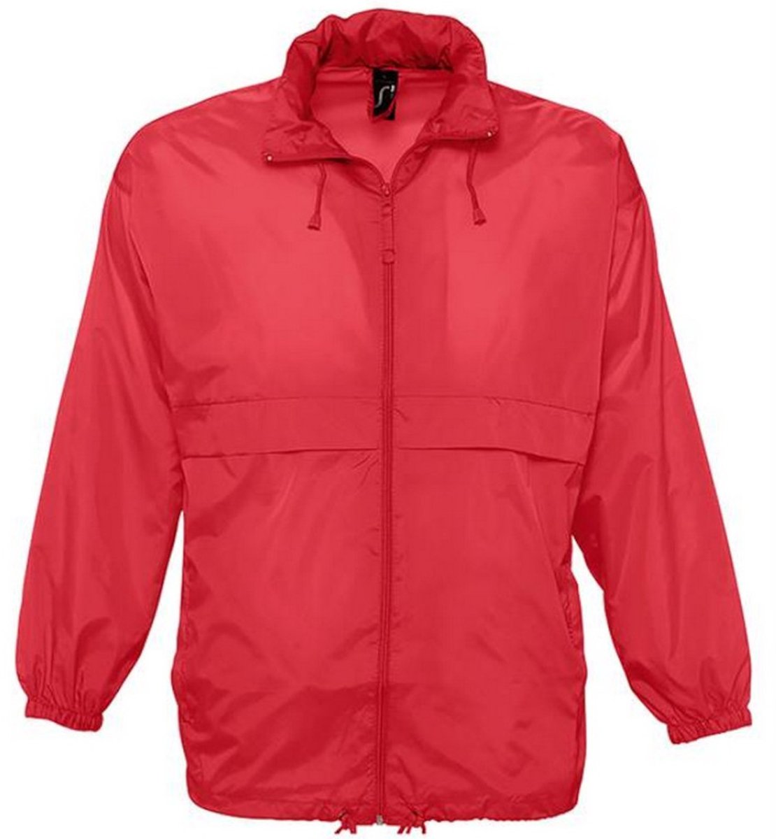 SOLS Unisex Surf Windbreaker Lichtgewicht Jasje Rood