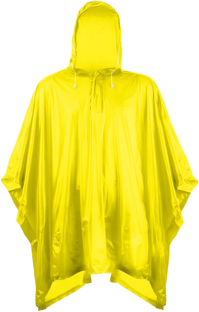 Splashmacs Unisex Volwassenen Plastic Poncho / Rain Mac (Geel)