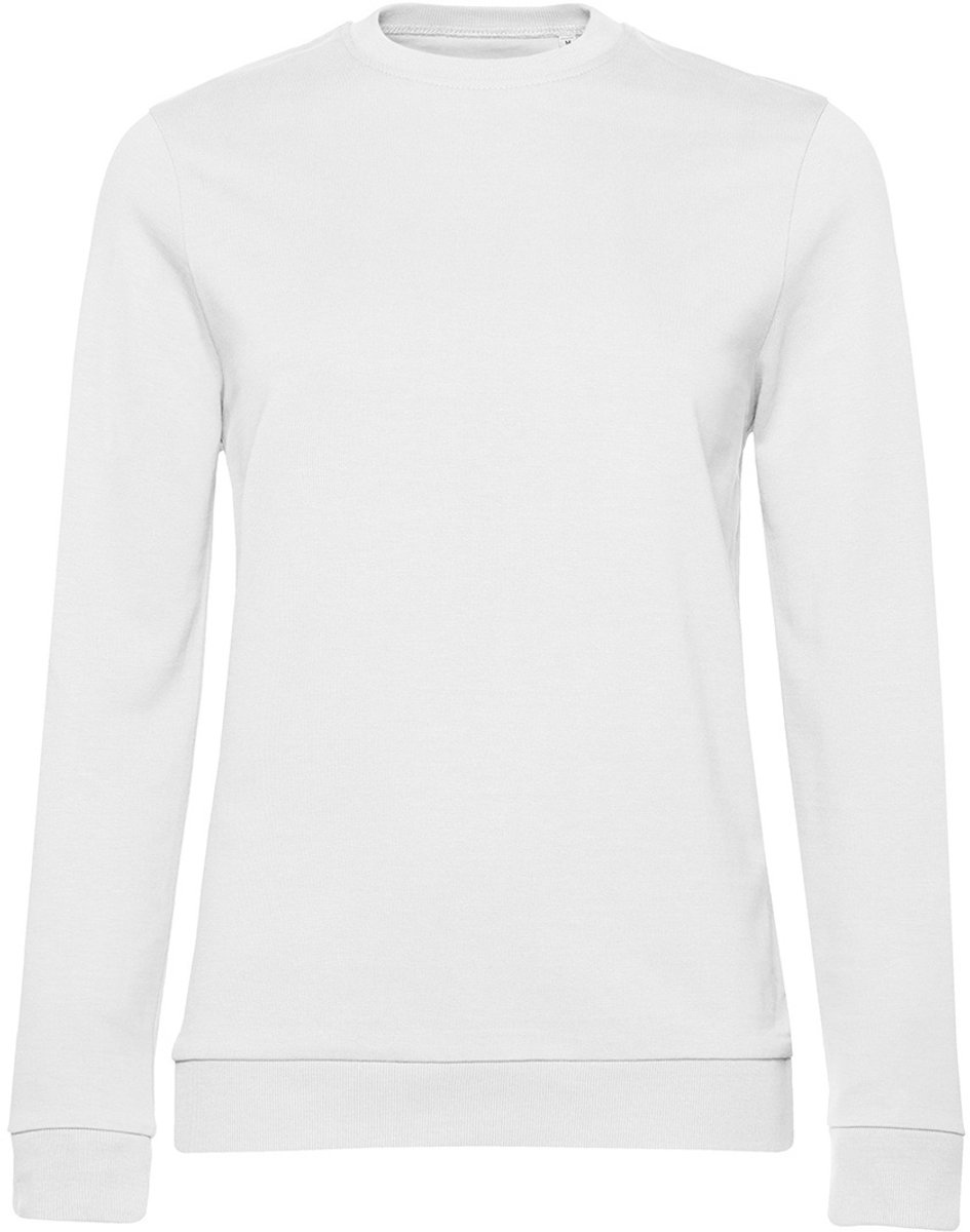 B&C Dames/dames Set-in Sweatshirt (Wit)