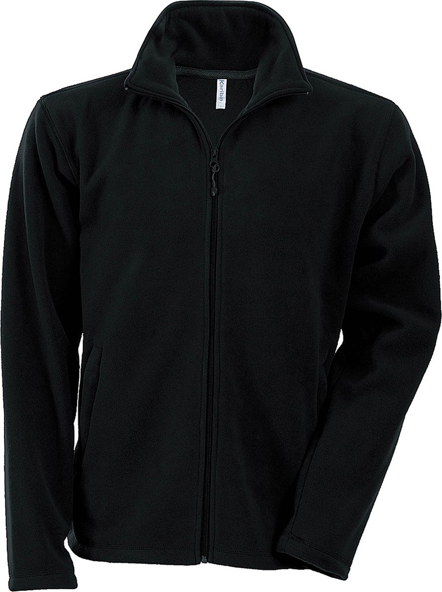 Kariban Heren Falco Full Zip Anti Pill Fleece Jasje Zwart