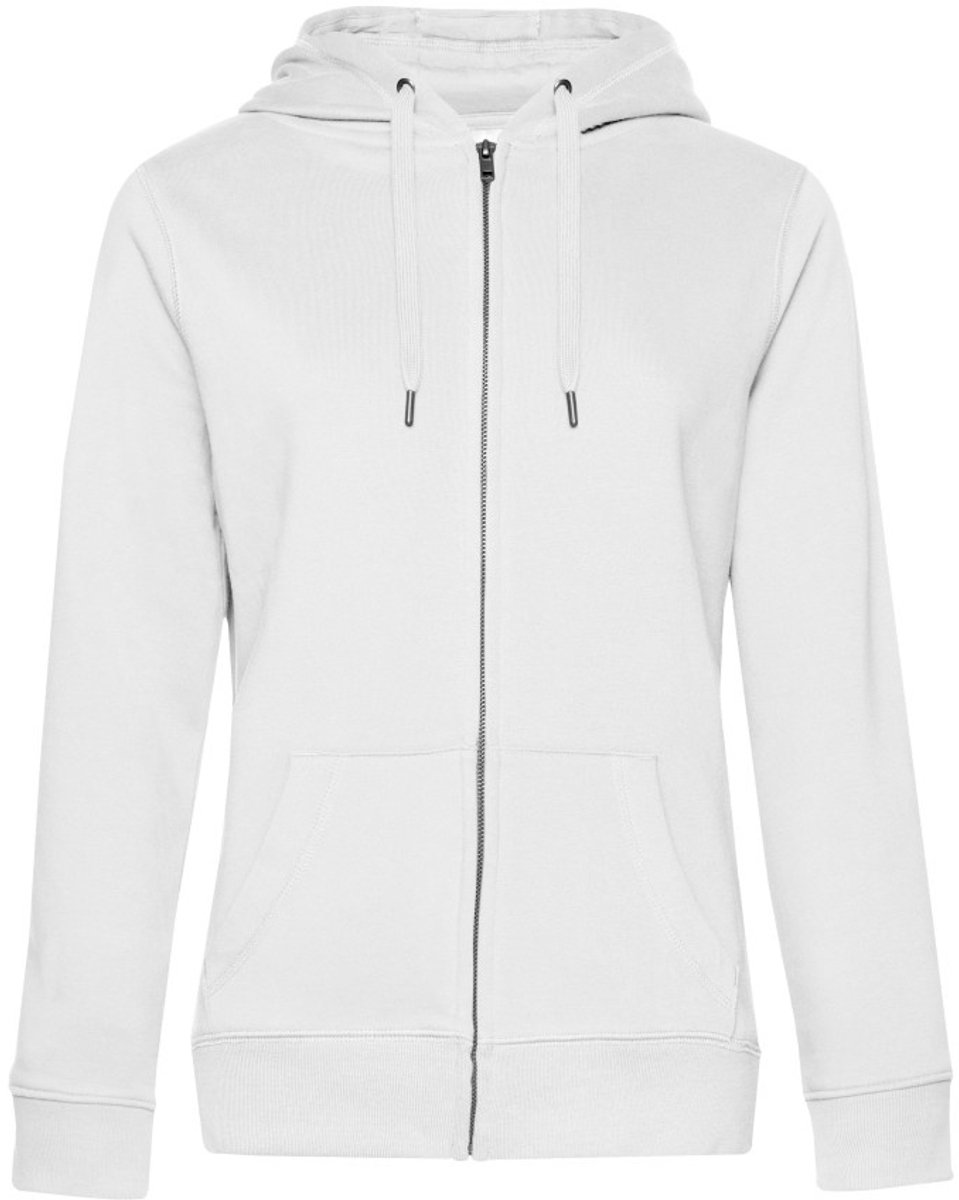 B&C Vrouwen/dames Koningin Hoodie (Wit)