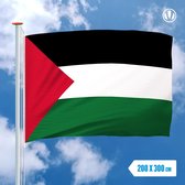 Vlag Palestina 200x300cm - Spunpoly