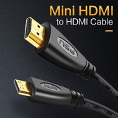 HDMI-kabel - HDMI naar Mini HDMI connector - 1,50 m - Zwart