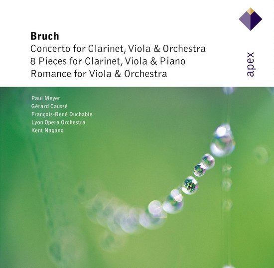 Bruch: Concerto for Clarinet, Viola and Orchestra etc / Meyer, Causse
