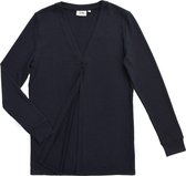 Dames vest Zwart met knoop | Maat L