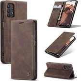 CASEME Samsung Galaxy A32 5G Retro Wallet Case - Koffie