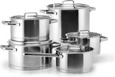 Bol.com Habonne Robust Pannenset - 5-delig - RVS aanbieding