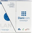DANICOM CAT6 UTP 305 meter kabel op rol soepel - PVC (Fca)