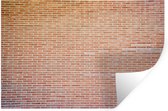 Muurstickers - Sticker Folie - Baksteen - Bruin - Muur - 90x60 cm - Plakfolie - Muurstickers Kinderkamer - Zelfklevend Behang - Zelfklevend behangpapier - Stickerfolie
