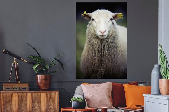Stickers muraux - un mouton - 80x120 cm - Feuille adhésive
