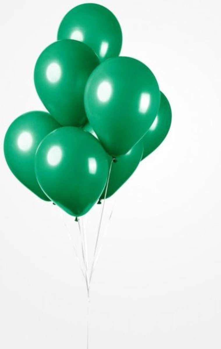 50 ballonnen donker groen 12 inch.