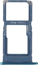 SIM-kaartlade + SIM-kaartlade / Micro SD-kaartlade voor Honor 9S (groen)