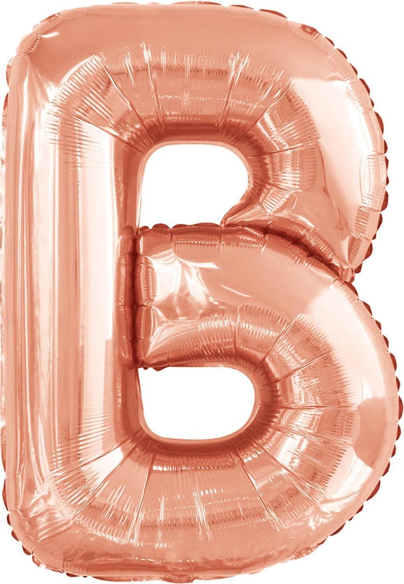 Amscan Folieballon Letter B 140 X 84 Cm Roségoud
