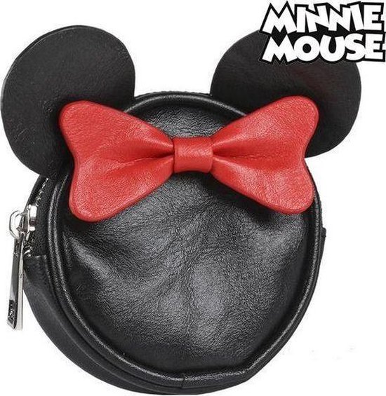 Portefeuille à glissière Minnie Mouse Filles Zwart