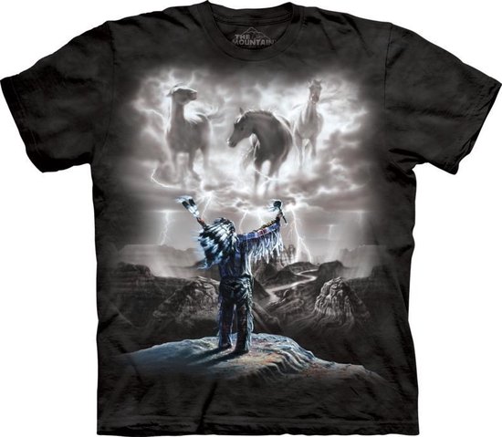 The Mountain Adult Unisex T-Shirt - Summoning the Storm
