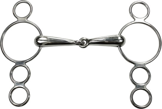 Harry's Horse - Pessoa Bit 3 anneaux supplémentaires - 12,5 cm