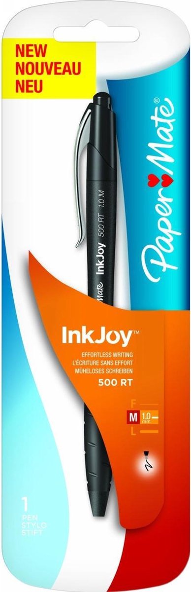 PaperMate InkJoy 500 RT M black 1-pen | bol.com