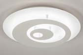 Lumidora Plafondlamp 73547 - 3 Lichts - Ingebouwd LED - 18.0 Watt - 1650 Lumen - 2700 Kelvin - Wit - Metaal - Met dimmer - ⌀ 40 cm