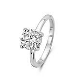 Selected Jewels Mila Dames Ring Zilver - Zilverkleurig - 16.50 mm / maat 52