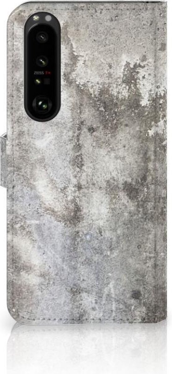 Book Case voor Sony Xperia 1 III Bookcase Beton Print
