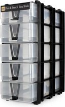 Weston Boxes, Opbergrek met 5 opbergboxen Pen & pencilbox
