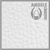 Vegan leer, white, Afmeting:  50 x 70cm, 490gr/m2