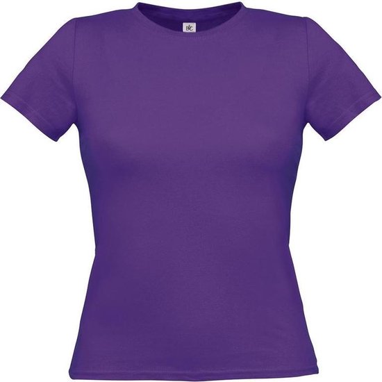 B&C T-shirt dames paars. m | bol.com