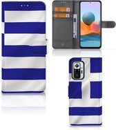 Wallet Book Case Xiaomi Redmi Note 10 Pro GSM Hoesje Griekenland