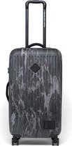 Herschel Highland Medium - Black Marble | Reiskoffer / Trolley - 73 cm - 70L - Zwart Grijs - Tijdloos en Praktisch design - Levenslange Garantie - Black