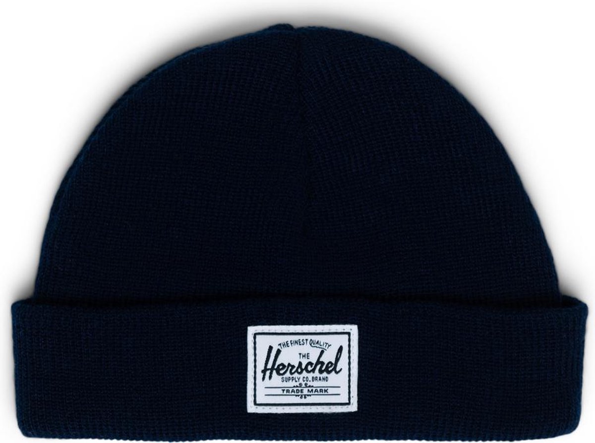 Baby Beanie 0-6 Months - Peacoat / Kindermuts Babymuts / Beperkte Levenslange Garantie / Blauw