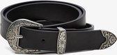 Meisjes cowboy western riem zwart - Zwart - Maat 95