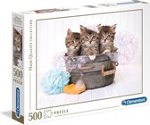Clementoni Kittens and soap Legpuzzel 500 stuk(s)