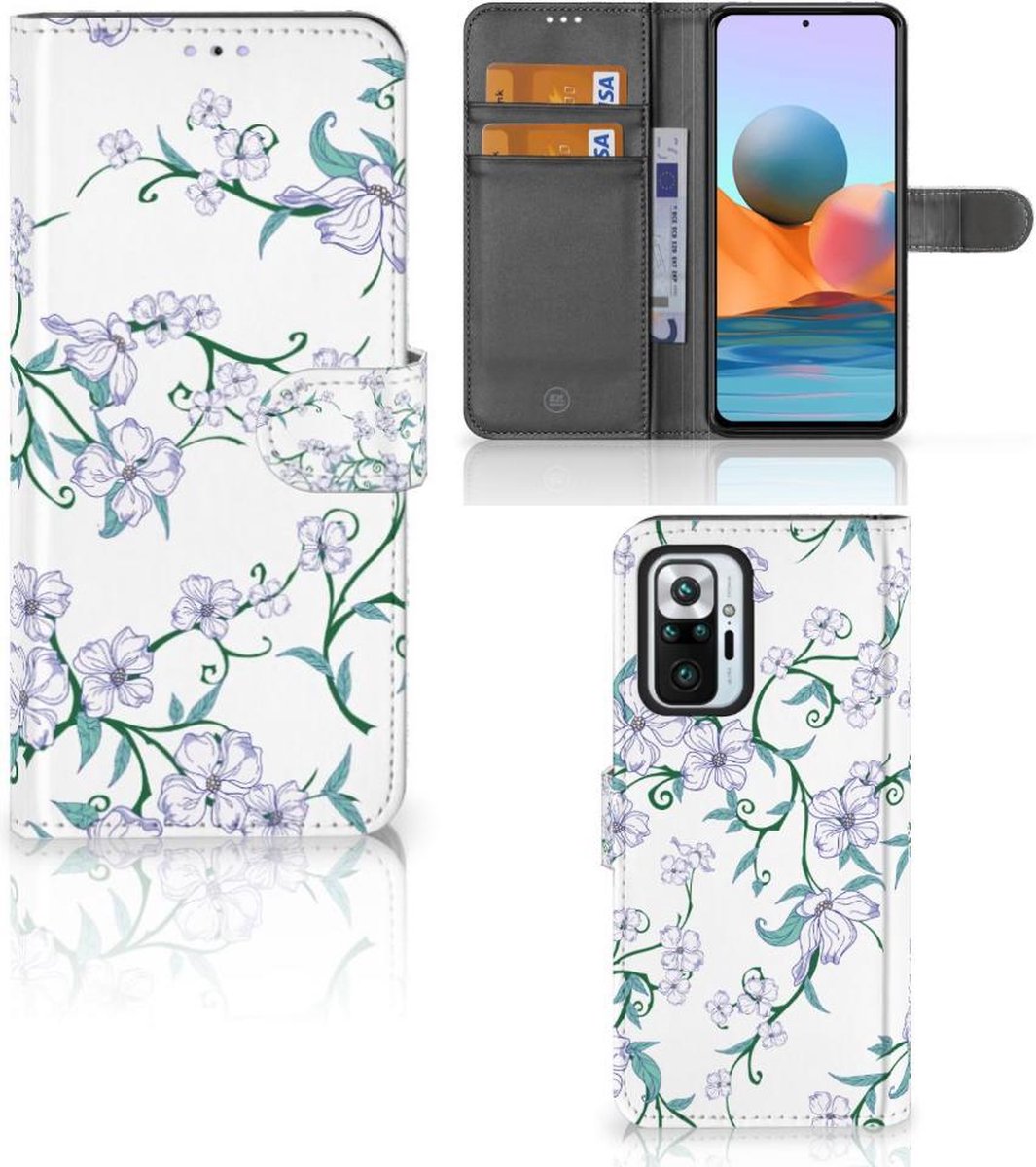 Xiaomi Redmi Note 10 Pro Uniek Hoesje Blossom White