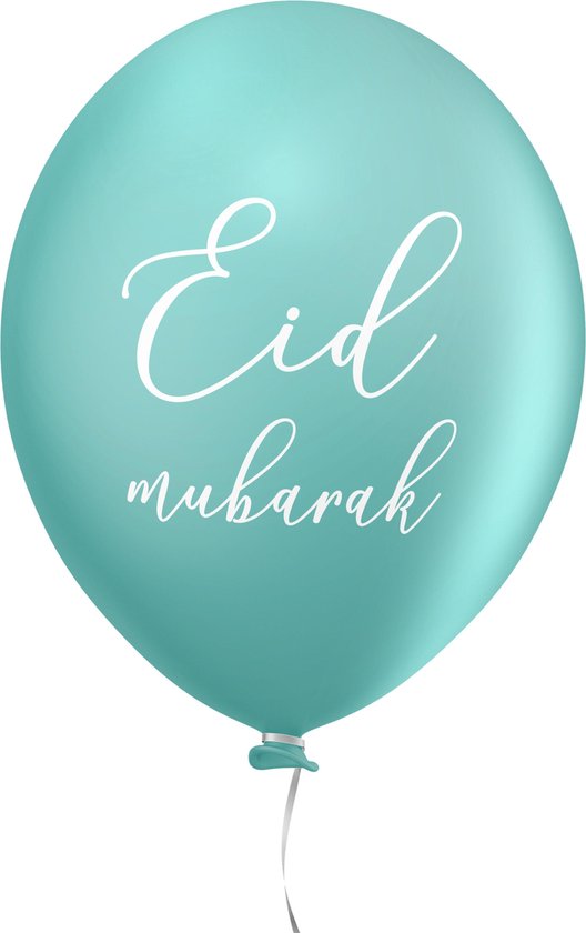Ramadan decoratie: Eid mubarak ballonnen Bloemen