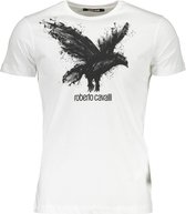 Roberto Cavalli T-shirt Wit S Heren