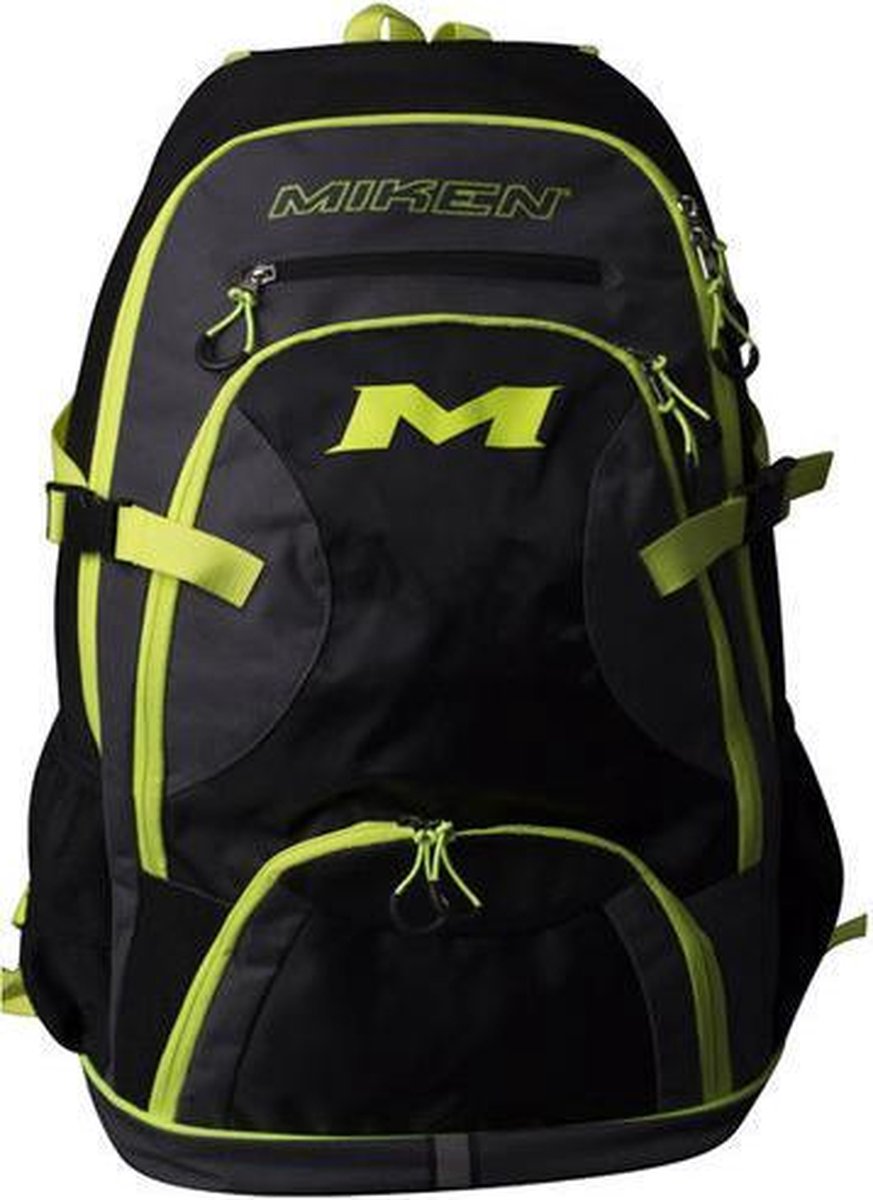 Miken MKBG-BP Backpack Color Black/Charcoal/Gree