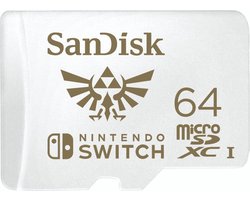 SANDISK Extreme Micro SDXC 64 GB geschikt voor Nintendo Switch