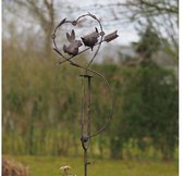 Bouchon de jardin Broody Birds Balance | Décoration en métal  | Figurines de Décoration en métal | 1 an de garantie