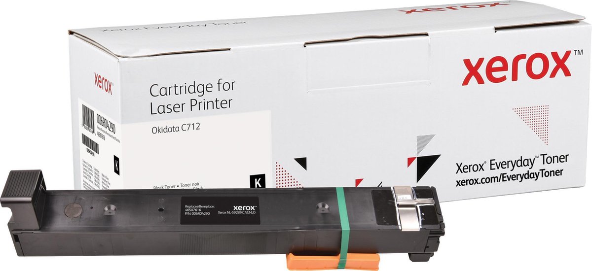 Everyday Zwart Toner vervangt de Oki 46507616, Standaard rendement