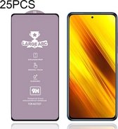 Voor Xiaomi Poco X3 NFC 25 STKS 9 H HD Grote Boog Hoog Alumina Volledig scherm Gehard glasfilm