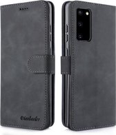 Voor Xiaomi Poco M3 Diaobaolee Pure Verse Textuur Horizontale Flip Lederen Case met Houder & Card Slot & Portemonnee & Fotolijst (Zwart)