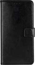 Voor Nokia C1 Plus idewei Crazy Horse Texture Horizontale Flip Leather Case met houder & kaartsleuven & portemonnee (zwart)