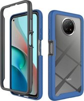 Voor Xiaomi Redmi Note 9T Sterrenhemel Effen Kleur Serie Schokbestendige PC + TPU Beschermhoes (Koningsblauw)