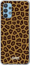 6F hoesje - geschikt voor Samsung Galaxy A32 4G -  Transparant TPU Case - Leopard Print #ffffff