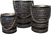 Lantaarn set 3 goud 232018987